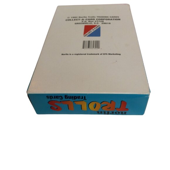 Norfin Trolls Series 1 Trading Cards Box 48 Packs 7 Per Pack Sealed 1992 Vintage - Picture 10 of 12